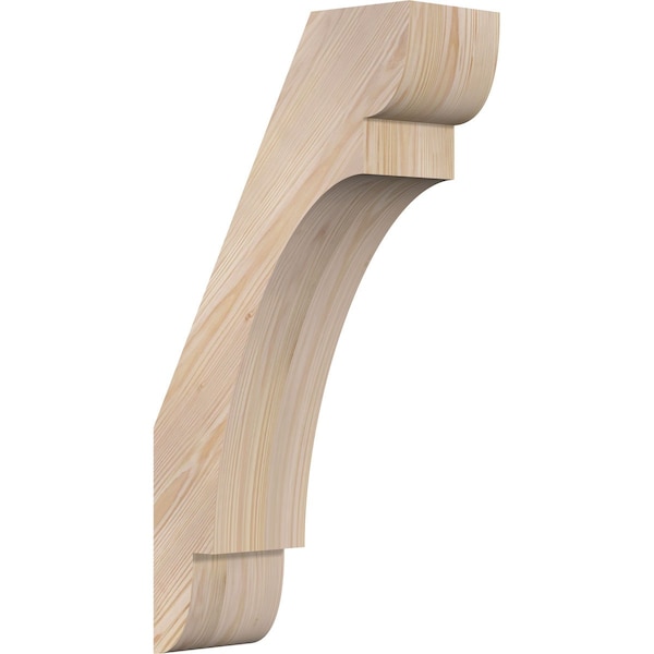 Ekena Millwork 5 1/2"W x 14"D x 26"H Olympic Smooth Knee Brace, Douglas Fir BRC06X14X26OLY00SDF - main